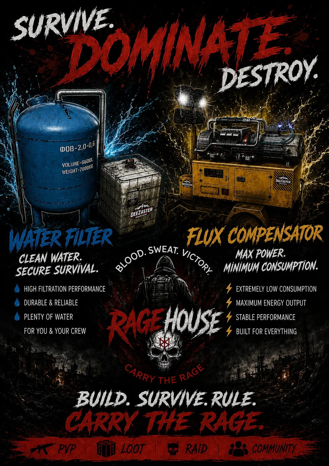 Wasserfilter & Generator Mod